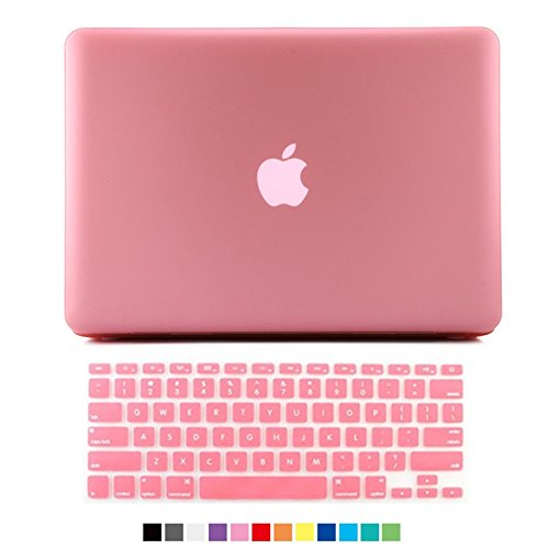 Ultra Slim Case For New Lightweight Macbook, 13 Inch Laptop Computer Matte Hard Shell Clip Snap-on Case Soft-touch Plastic Hard Case Cover for Macbook Pro 13" (Model: A1278) By Aken Tech (Pink)