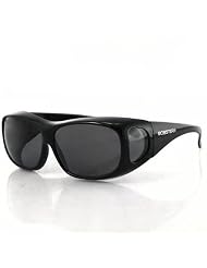 Bobster Condor Fitover Sunglasses,Black Frame Smoked Lens,one size by Bobster Eyewear