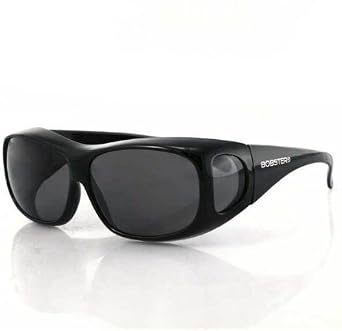 Click here to buy Bobster Condor Fitover Sunglasses,Black Frame Smoked Lens,one size by Bobster Eyewear.