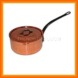 IMAGE OF Authentic French COPPER SAUCEPAN (pan/pot/casserole) - 12 cm = 4 3/4