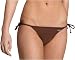 Body Glove Juniors' Smoothies Tie Side Bikini Bottom,Truffle,Small