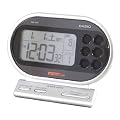 CASIO(カシオ) 電波デジタル置き時計 温度表示 目覚ましサウンド シルバー DQD-320J-8JF