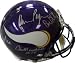 Alan Page Autographed/Hand Signed Minnesota Vikings full Size Authentic Proline Helmet-4 signatures