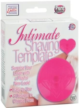 California Exotic Novelties Intimate Shaving Template, Pink