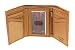 Paul & Taylor Genuine Leather Men's Trifold Wallet Zipper Compartment