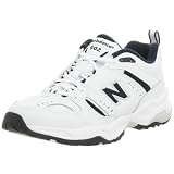 New Balance Mens MX602 Training Shoe,White/Navy,11 D