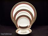 Noritake Ruby Coronet #4825 Eight 5 Pc Place Settings