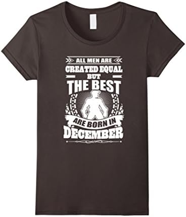 Women's All men are created equal December Trends T-shirt Small Asphalt