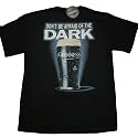GUINNESS "NOT AFRAID OF DARK" 2-SIDED T SHIRT