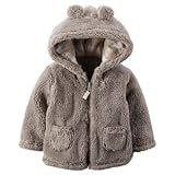 【並行輸入】Carter's(カーターズ) ボア　きぐるみ　ジップアップパーカー　ベアー 24ｍ（90サイズ）