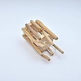 【ノーブランド品】木製　スタンド　ガラス　試験管　花瓶　花　ホルダー　芽の根　挿し木