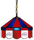 NBA Los Angeles Clippers 16-Inch Diameter Stained Glass Pub Light