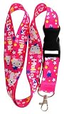 Hello Kitty Star Detachable Keychain Lanyard