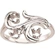 18K Yellow Gold Diamond Ring - 0.27 Ct.