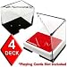 4 Deck Professional Grade Acrylic Discard Holder with Top - Casino Supplies > Blackjack Supplies