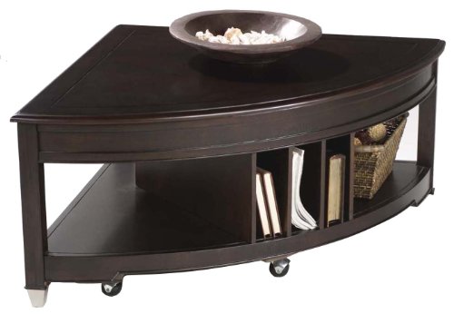 Pie Shaped Lift-top Cocktail Table by Magnussen - Dark Wood (T1124-65)
