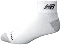 New Balance Unisex Nanotex Wicking Cotton Quarter 4-Pack Sock