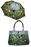 Hautman Brothers Butterflies Umbrella and Tote Set