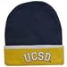 California-San Diego Tritons One Size Fits All UCSD 2-Color Long Foldable Beanie - Navy/Gold NCAA Ha