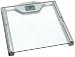 Health o Meter BFM681-63 Body Fat Scale, Clear with Silver Accents