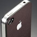 SGP iPhone 4 Skin Guard Set Leather Brown