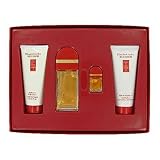 GIFT SET- RED DOOR by ELIZABETH ARDEN - 3.3 oz EDT Spray, 0.33 oz Mini, 3.3 oz Body Lotion, 3.3 oz Bath and Shower Gel - NEW