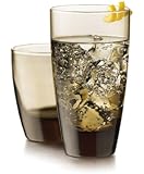 Libbey Classic 16-Piece Glassware Set, Mocha