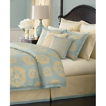 Martha Stewart Collection, Water Garden 24 Piece Queen Well Decorated Bedroom