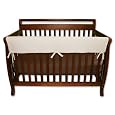 Trend-Lab Crib Wrap Rail Guard for Long Rail, Natural Fleece