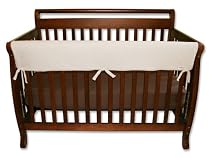 Trend-Lab Crib Wrap Rail Guard for Long Rail, Natural Fleece