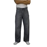 Ecko Unlimited Mens Washed Blue Baggy Fit Denim Jeans by Marc Ecko