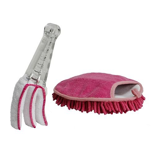 Evriholder Fuzzy Wuzzy Microfiber Mitt and Blind Duster Set