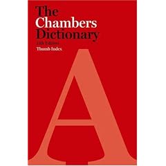 The Chambers Dictionary Thumb Index, 11th edition