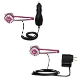 Essential Kit for the Plantronics Discovery 925 - includes Car and Wall Charger with Rapid Charge Technology - Gomadic Brand w/ TipExchange Technology