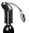 image Metrokane Vertical Rabbit Lever Style Corkscrew with Foil Cutter, Velvet Black