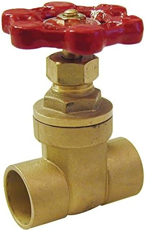 Mueller Gate Valve < 0.25 % Lead 1/2 " Sweat Brass Bulk