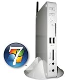 KCS Nanobox 2030 nVidia ION Nettop | Intel Atom 330 Dualcore 2x 1600Mhz | 2GB DDR2-800 | 320GB | HDMI 1080p | spielt alle gängigen Video/Audio/Bildformate – ideal auch als Wohnzimmer-PC | Sound | GigabitLAN | WLAN | Cardreader | Microsoft Windows 7 Home Premium