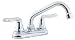 Tools & Hardware : American Standard 2475.540.002 Colony Soft Double-Handle Laundry Faucet with Brass Swing Spout and Hose End, Chrome
