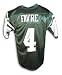 Brett Favre Autographed/Hand Signed New York Jets Reebok Authentic Green Jersey