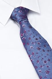 Ultimate Pure Silk Floral Print Textured Tie