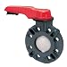 Asahi America Type 57 PVC Butterfly Valve, Lever Handle