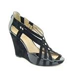Rachel Roy Sloane Platforms Wedges Shoes Black Womens