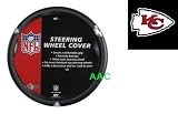 Official NFL License Steering Wheel Cover - Kansas City Chiefs