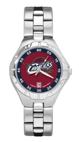 Logo Art NBA Cleveland Cavaliers Pro II Women's Stainless Steel Bracelet Watch