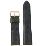 Genuine Leather Watch Band Thick Padded for Sports Watches 20mm