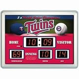 Minnesota Twins MLB 14" X 19" Scoreboard Clock