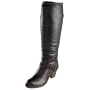 Apepazza Women's Pesaro Mid Heel Boot,Black,6.5 M US