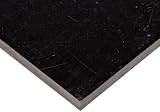 ABS Sheet, ASTM D4673, Black, 3/8