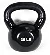 J Fit Premium Vinyl Kettlebell 35 lbs