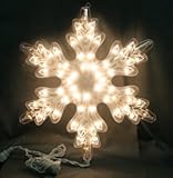 3Dスノーフレークモチーフ、70球(14球ランダム点滅)、連結可能